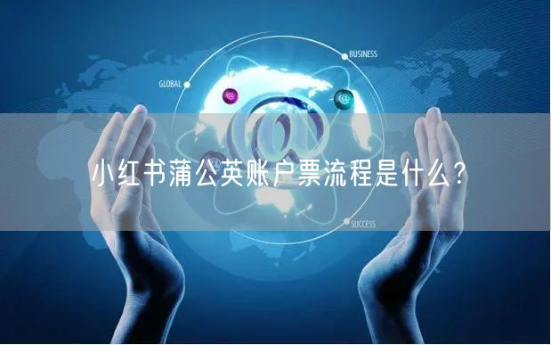 小红书蒲公英账户票流程是什么？