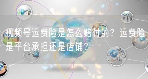 视频号运费险是怎么赔付的?运费险是平台承担还是店铺?