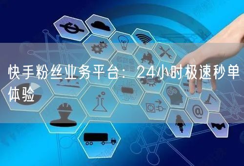 快手粉丝业务平台：24小时极速秒单体验