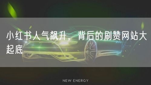 小红书人气飙升，背后的刷赞网站大起底