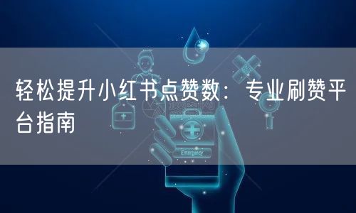 轻松提升小红书点赞数：专业刷赞平台指南