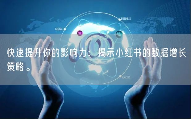 快速提升你的影响力：揭示小红书的数据增长策略。