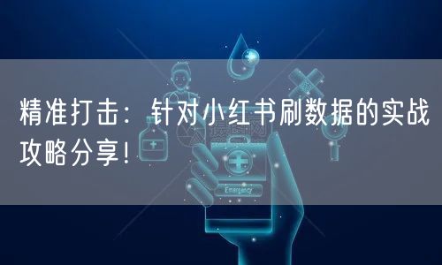 精准打击：针对小红书刷数据的实战攻略分享！