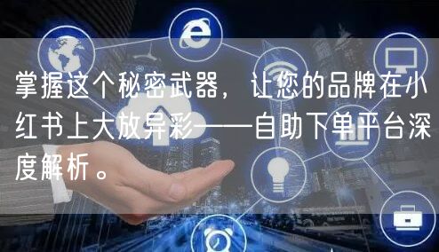 掌握这个秘密武器，让您的品牌在小红书上大放异彩——自助下单平台深度解析。