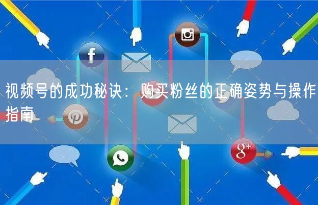 视频号的成功秘诀:购买粉丝的正确姿势与操作指南